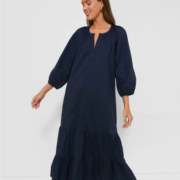 Tuckernuck Navy Lyles Maxi Dress - Picture 2 of 9